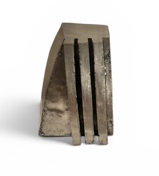 M 474 OB steel brutalist sculpture 