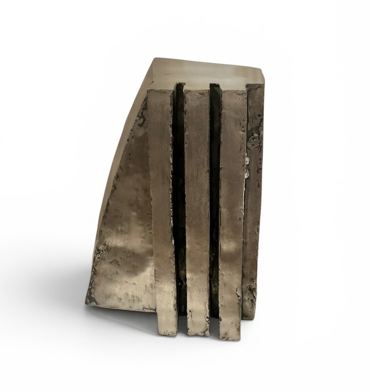 M 474 OB steel brutalist sculpture 