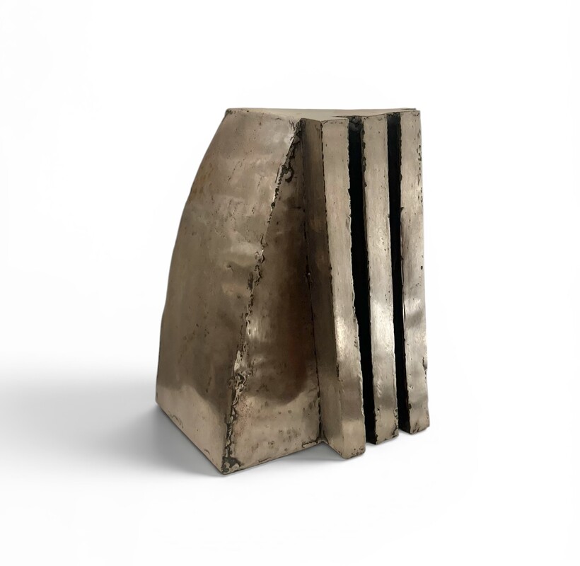 M 474 OB steel brutalist sculpture 