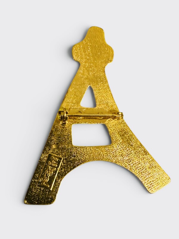 M 475 AG broche par Yves Saint Laurent Paris 1980