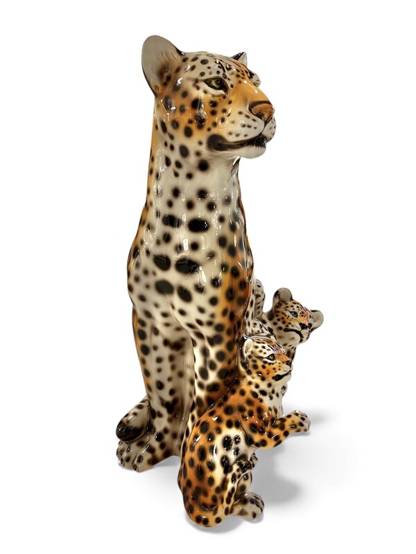 M 475 AG/AV Ceramic Panther with babies