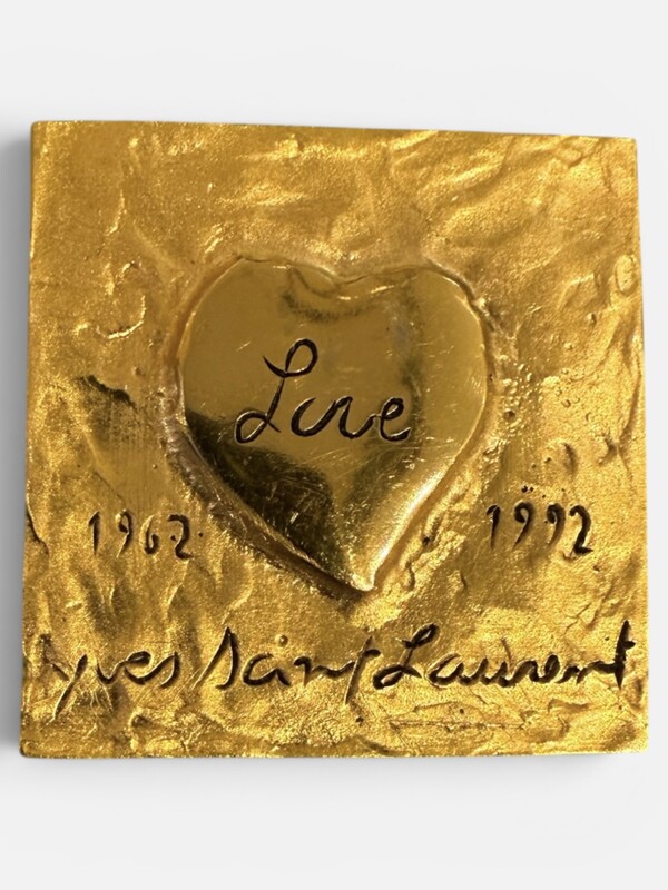 M 476 AG « plaque de vœux par » Yves Saint Laurent limited edition