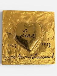 M 476 AG « plaque de vœux par » Yves Saint Laurent limited edition