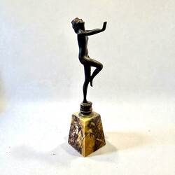 M 478 AG Art Deco bronze sculpture « la danse «  by S. Zelskin