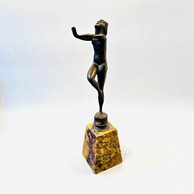 M 478 AG Art Deco bronze sculpture « la danse «  by S. Zelskin