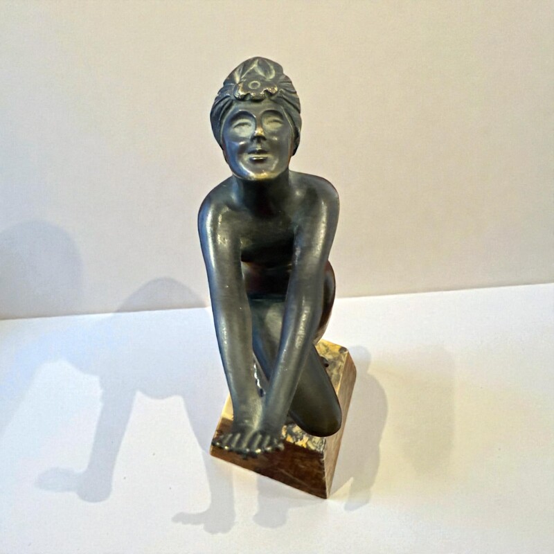 M 478 AG Art Deco bronze sculpture « la danse «  by S. Zelskin