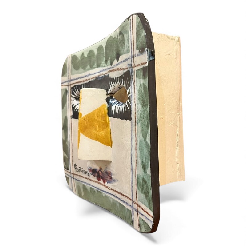 M 487 MH Mural ceramic by Gilbert Portanier, 1984 