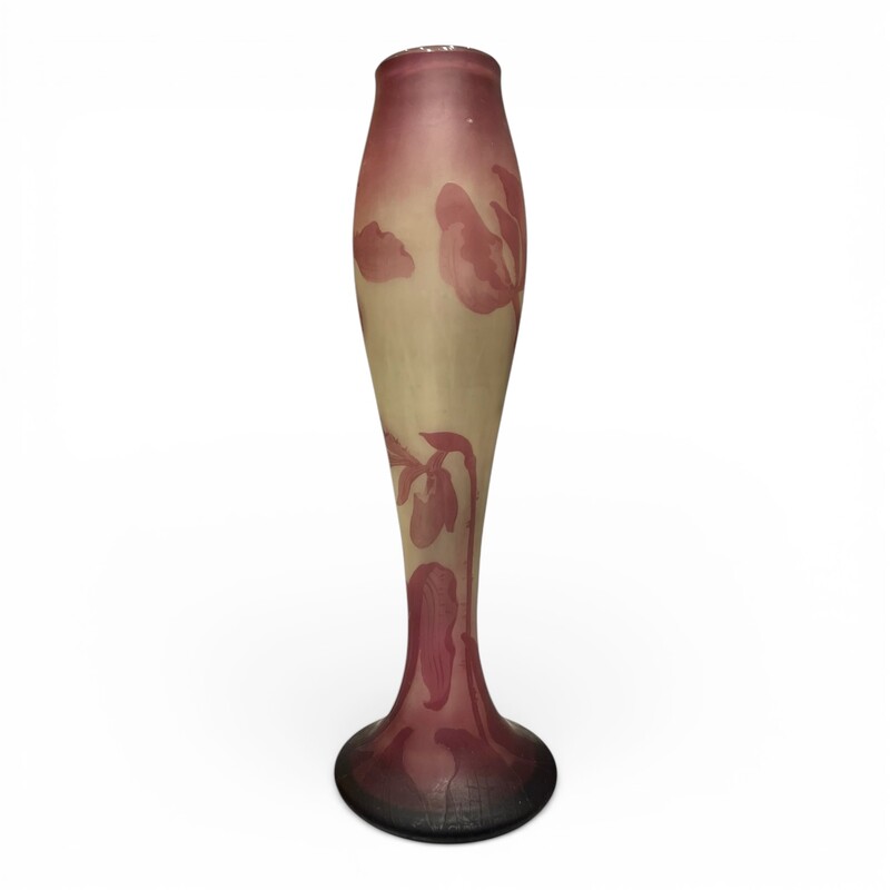 M 493 APO art nouveau vase signed VSL ( Val-Saint-Lambert )