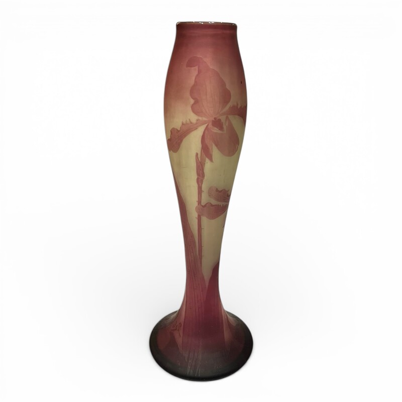 M 493 APO art nouveau vase signed VSL ( Val-Saint-Lambert )
