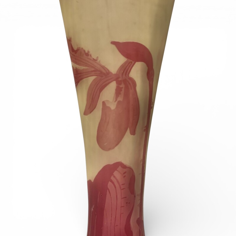 M 493 APO art nouveau vase signed VSL ( Val-Saint-Lambert )