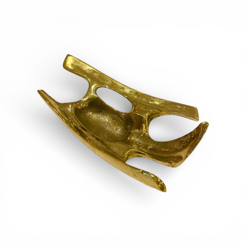 M 495 AV brutalist style polished bronze by Fred Brouard 