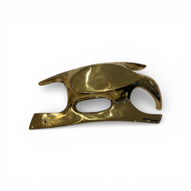 M 495 AV brutalist style polished bronze by Fred Brouard 