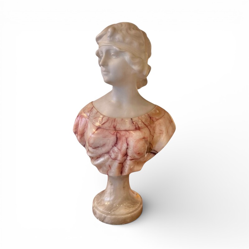 M 500 Apo Alibaster sculpture signed by Carli Ca. 1900