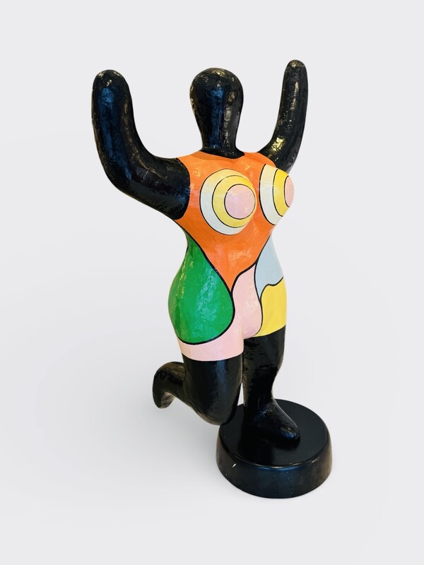 M 506 AG Rare XXL papier mâché sculpture ins. Niki de Saint Phale circa 1990