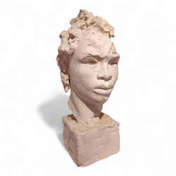 M 509 JC Original workshop plaster sculpture By Roger Vène France