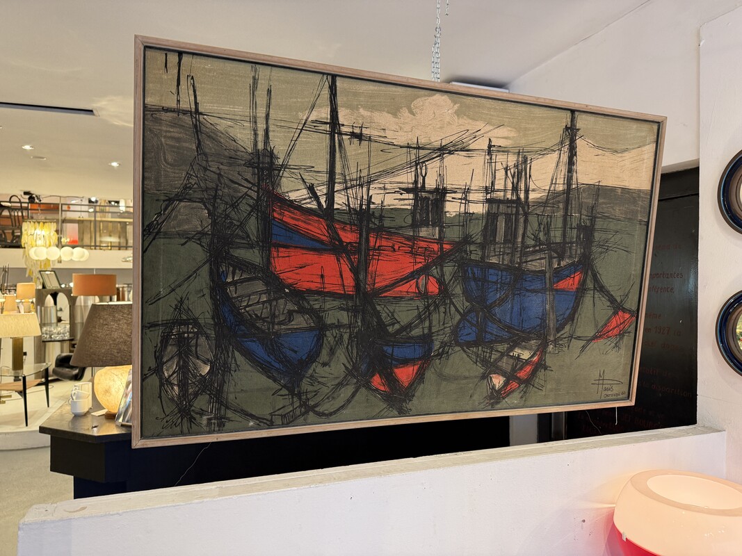 M 510 AG Belgium tapissery by Maris 1970 dog b. buffet