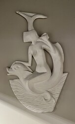 M 512 FL wall plaster sculpture, 1960’s