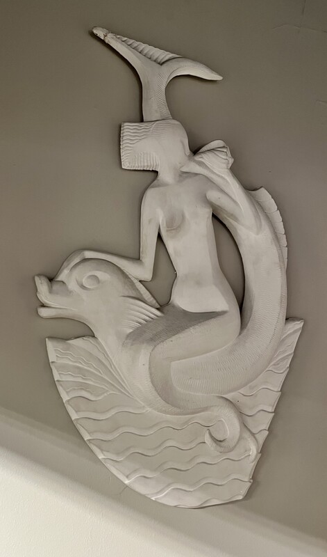 M 512 FL wall plaster sculpture, 1960’s