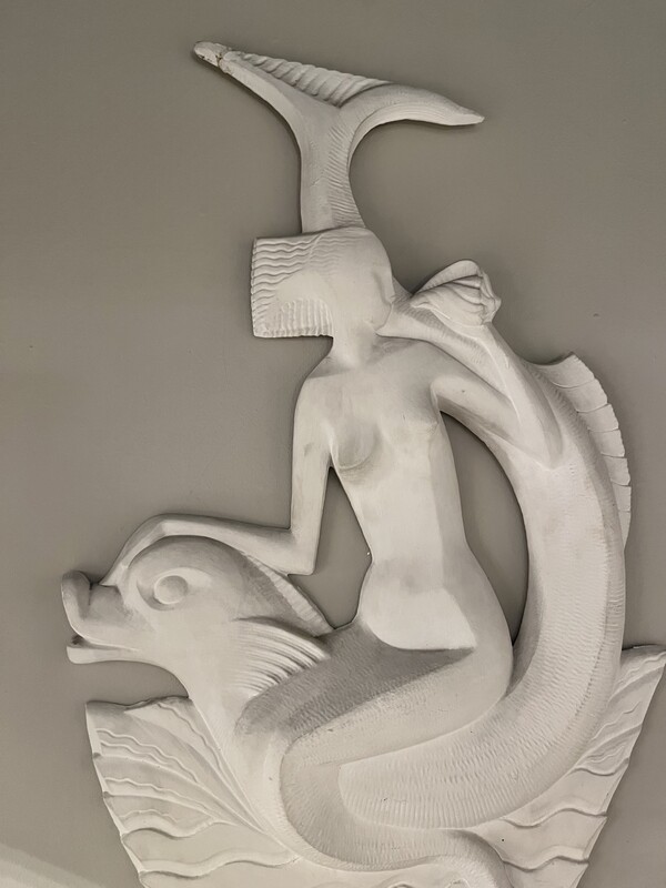 M 512 FL wall plaster sculpture, 1960’s