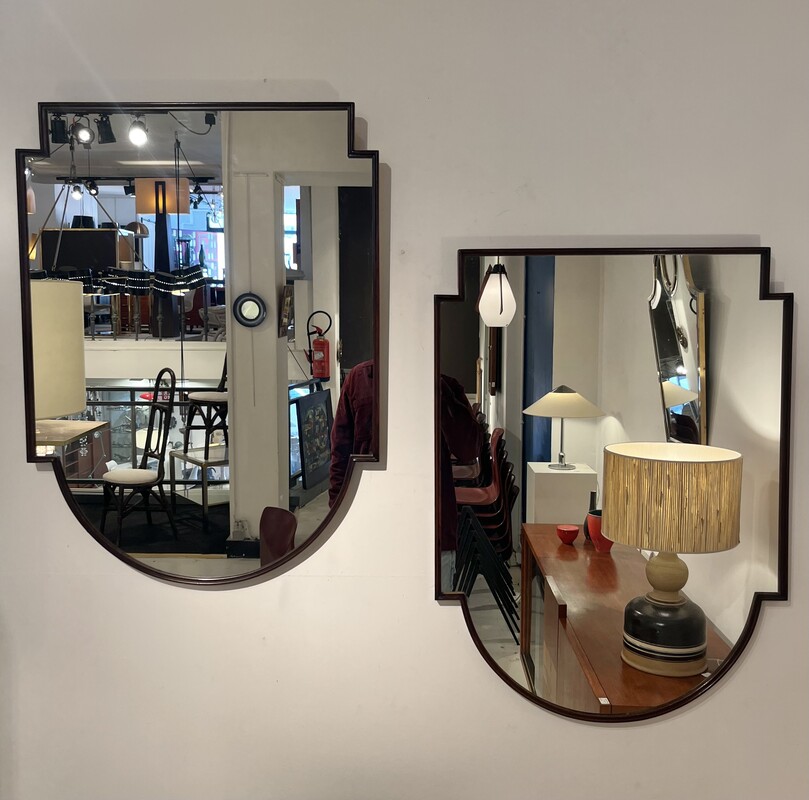 M 513 OB pair of italian mirrors, 1940’s