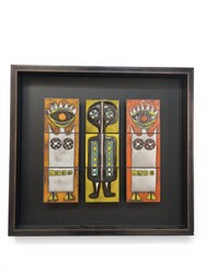 M 514 MH ceramic wall decoration by Jan Nolf, 1960’s