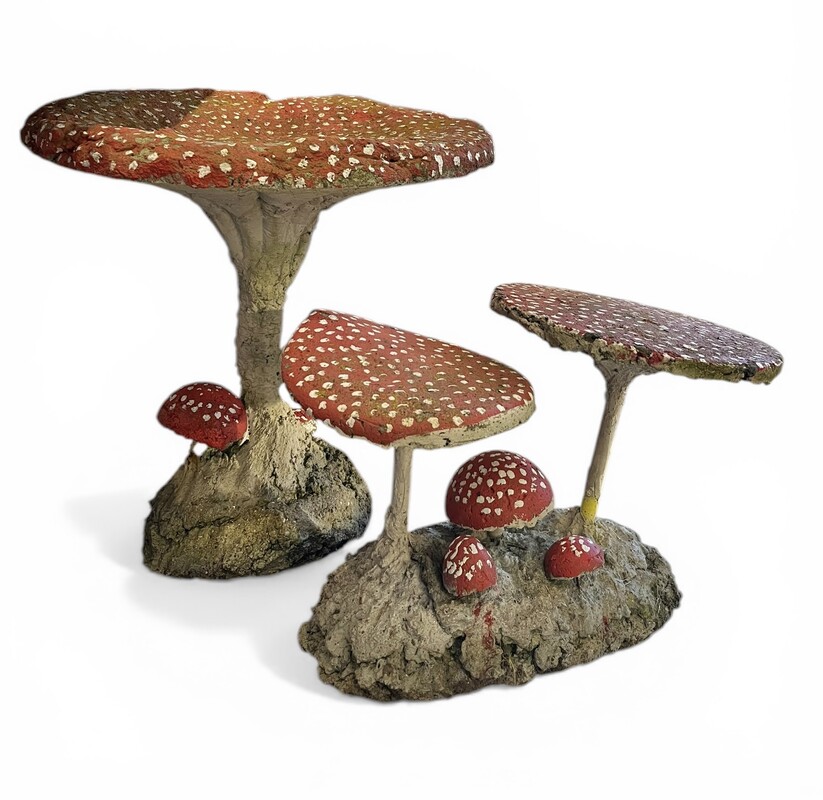 M 527 YD concrete decorative mushrooms
