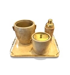 M 528 AG rare full set ice bucket, shaker … by Aldo Tura