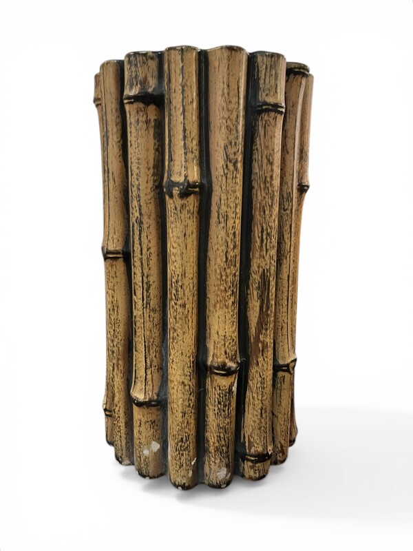 M 530 RR faux bamboo vase by Chambost, France 