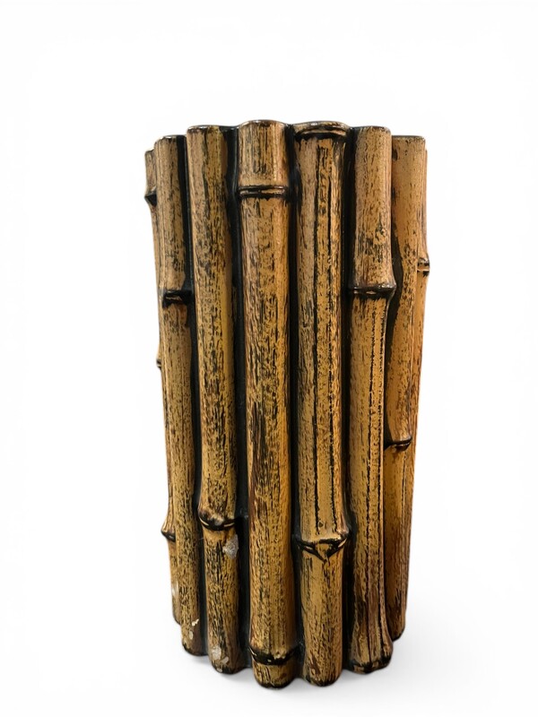 M 530 RR faux bamboo vase by Chambost, France 