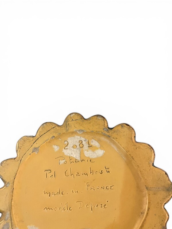 M 530 RR faux bamboo vase by Chambost, France 