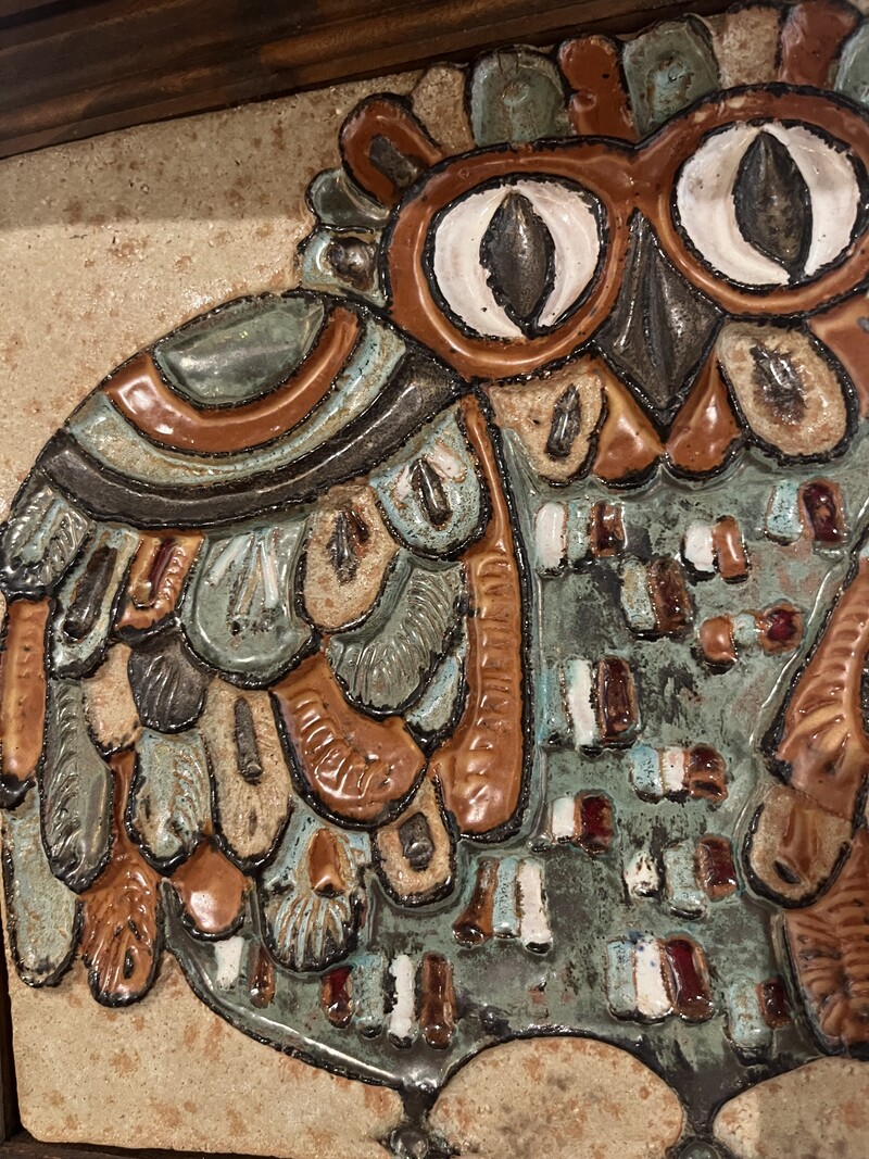 M 533 TH ceramic work by Roland Zobel for « Les Cyclades Anduze », 1960’s