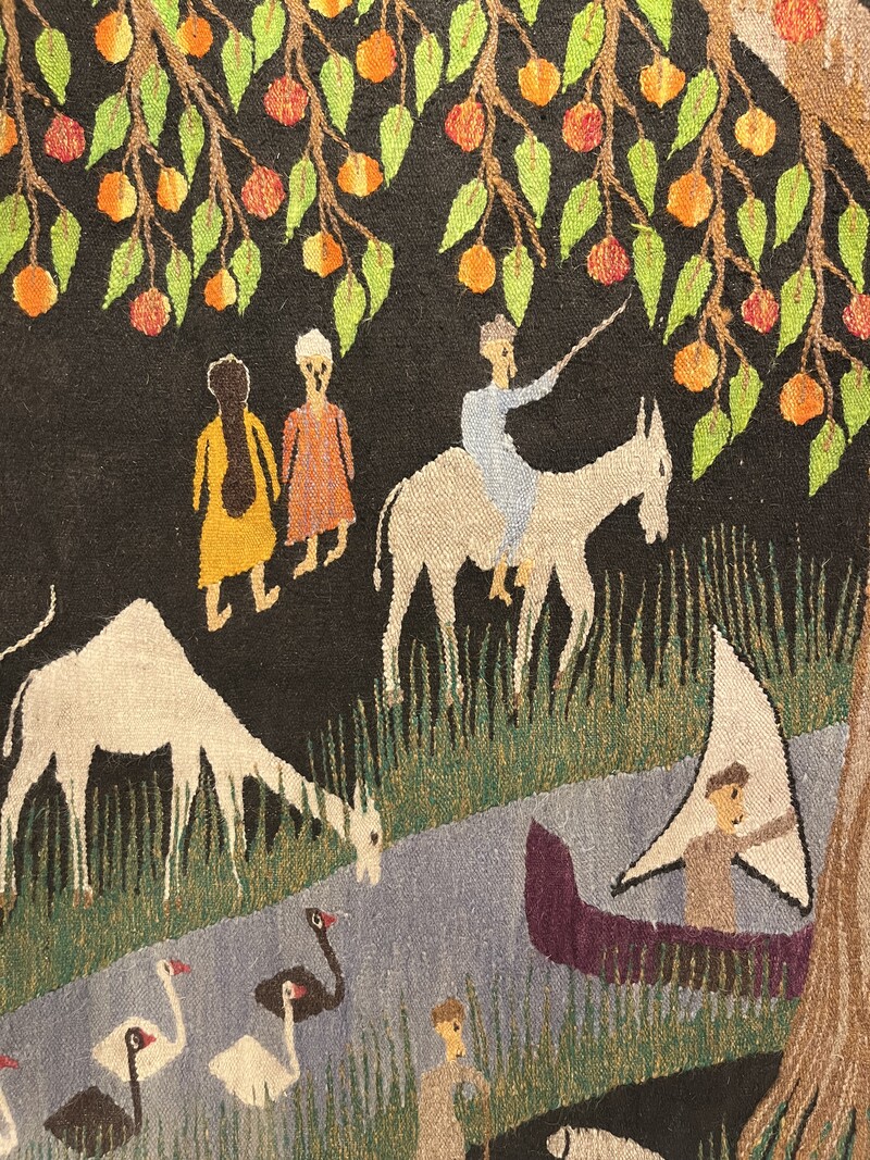 M 537 OB 'Tree of Life' wool tapestry 