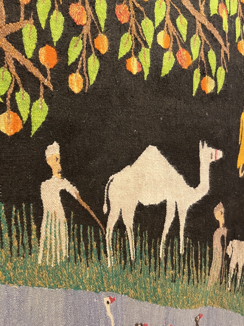 M 537 OB 'Tree of Life' wool tapestry 