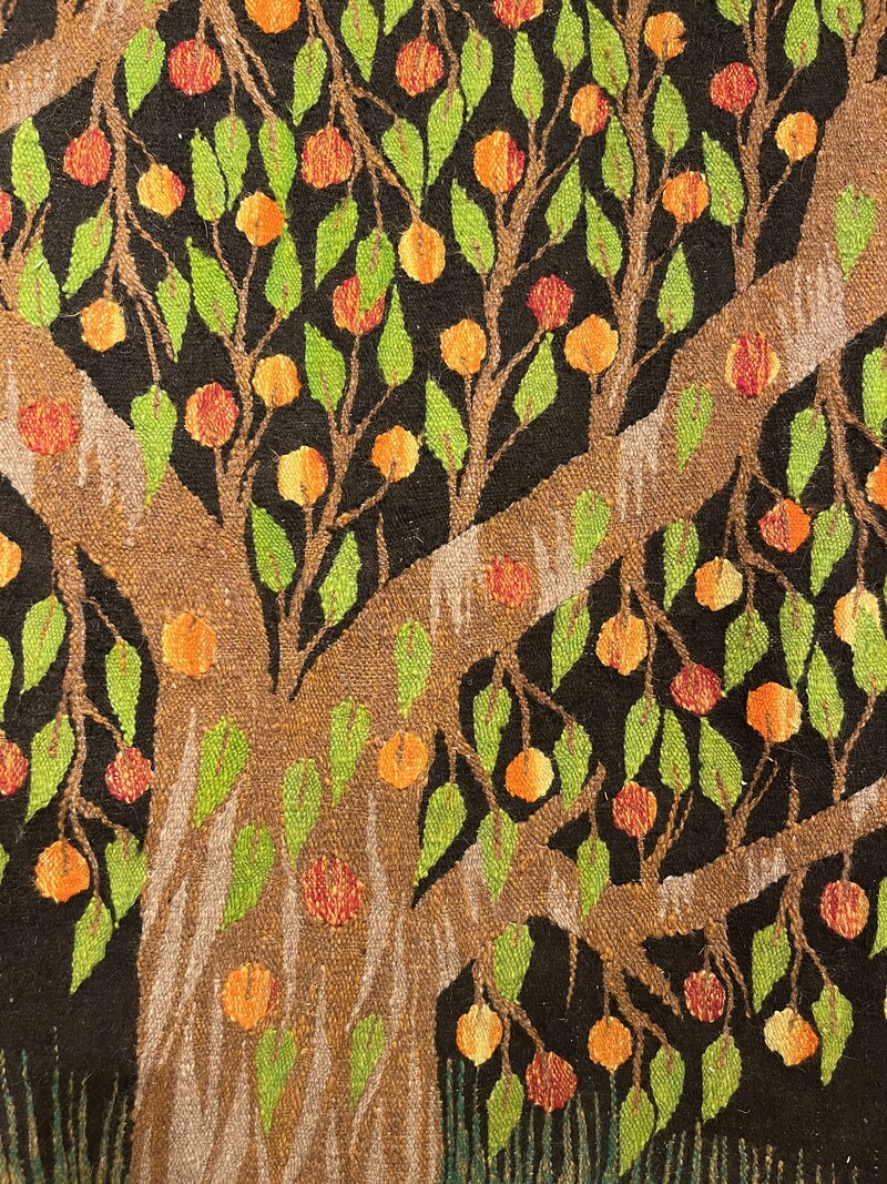 M 537 OB 'Tree of Life' wool tapestry 