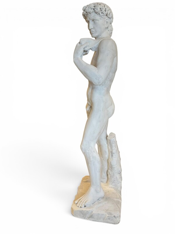 M 554 YD patinated concrete sculpture of David 