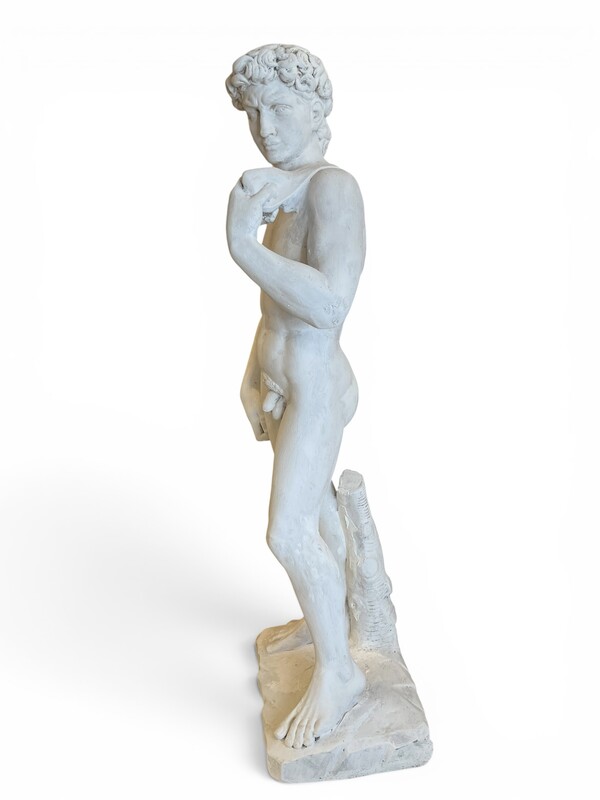 M 554 YD patinated concrete sculpture of David 