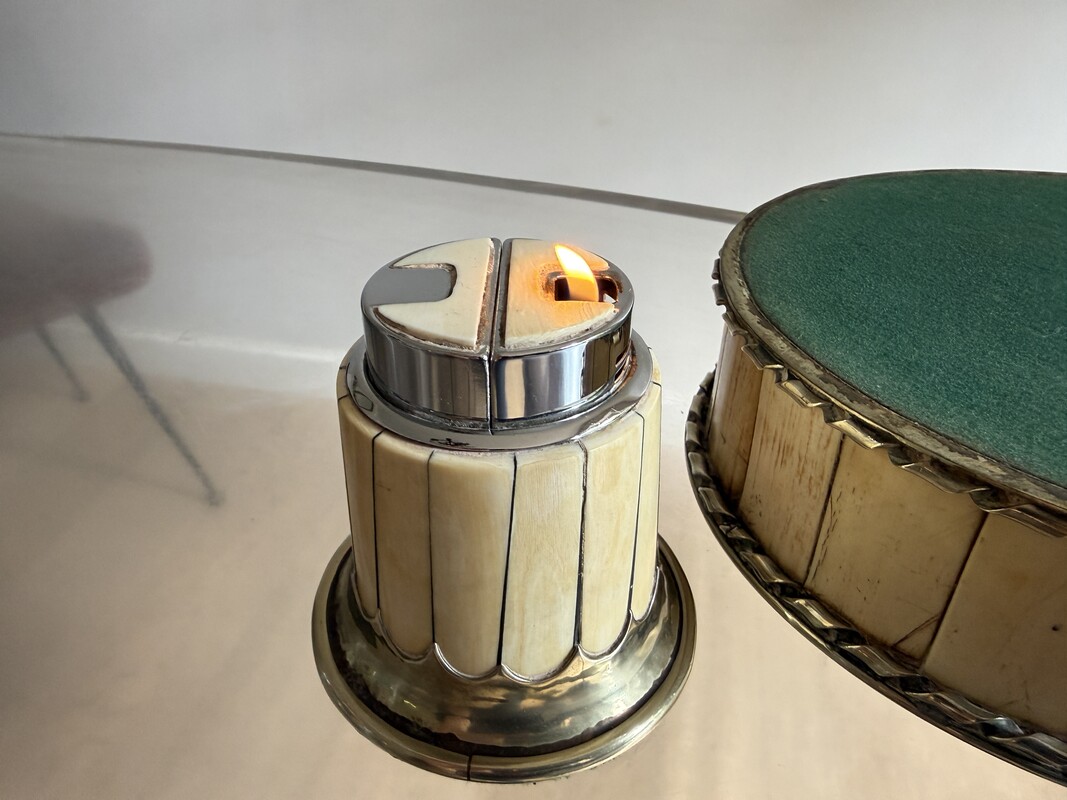 M 564 AG lichter and wine bucket by Anthony Redmile 