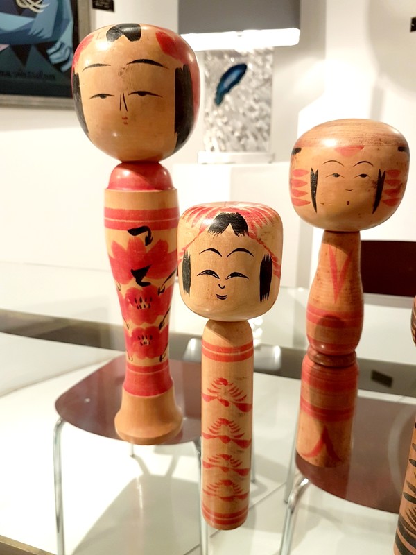 M 594 AG KOKESHI dolls Japan 1970s