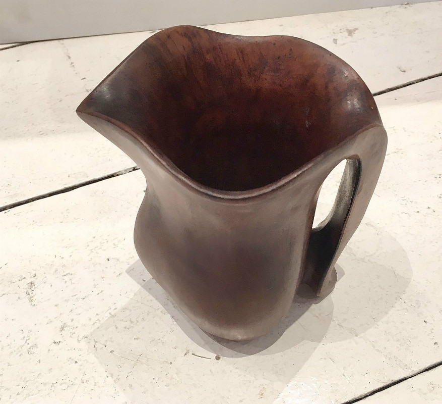 M 594 AG Pichet palissandre sculpté Alexandre Noll