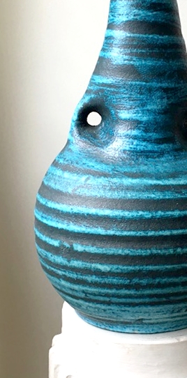 M 618 YD Accolay ceramic vase, France 1950s
