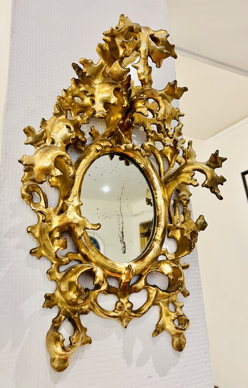 M 641 AG Napoleon III golden mirror, XIX century