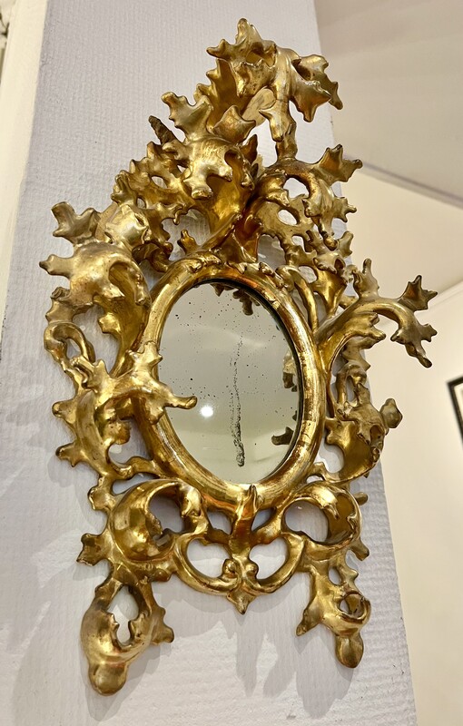 M 641 AG Napoleon III golden mirror, XIX century