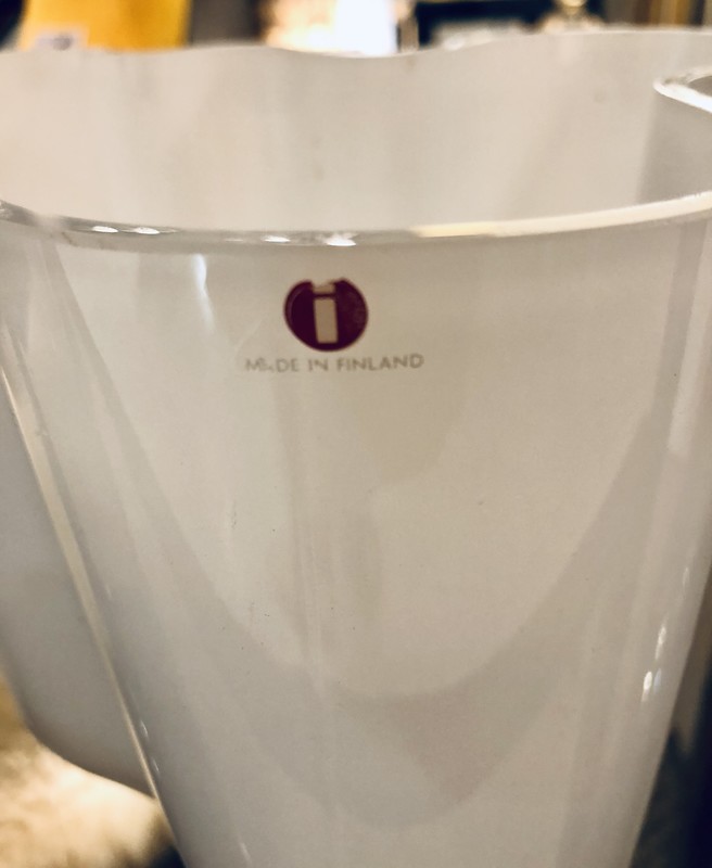 M 698 YD Alvar Aalto Vase, Iittala, Finland 