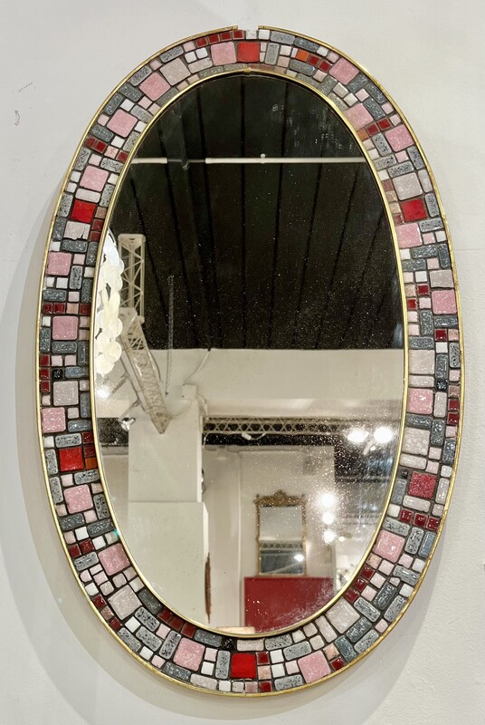 M 779 JD/RC oval mosaic mirror, 1960’s