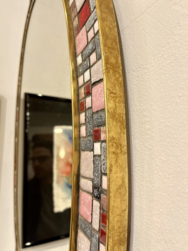 M 779 JD/RC oval mosaic mirror, 1960’s