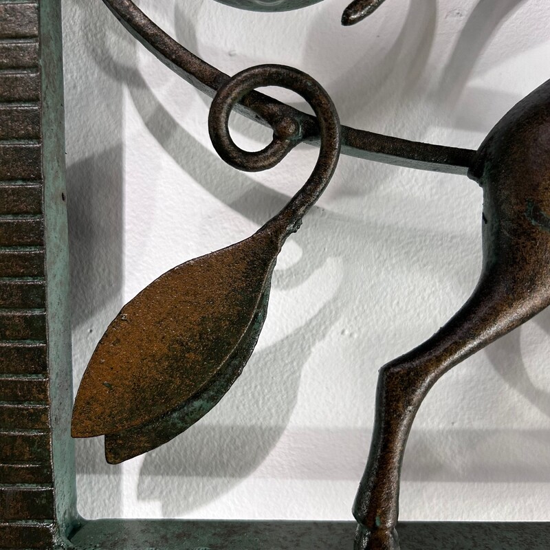 M 794 AS wrought iron mirror by Michel Zadounaïsky, circa 1930