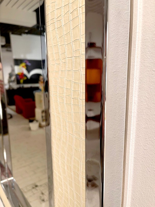 M 80 AV Hall mirror atributed to Karl Springer USA 1990s
