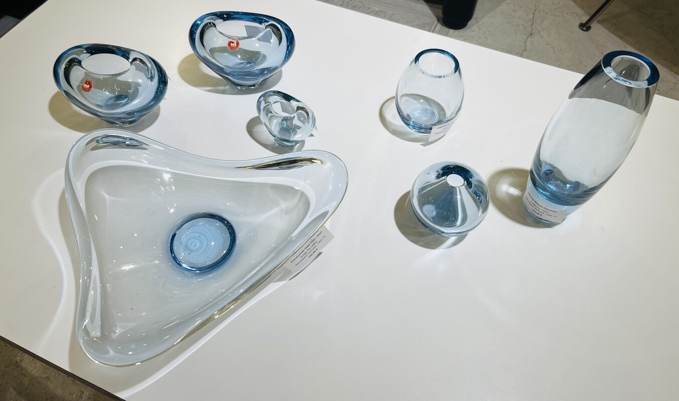 M 849 JB Scandinavian Glass Design Per Lütken Holmegaard, Denmark, 1960-70