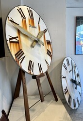 M 866 APO Large vintage clock, signed Bodet 