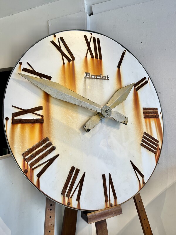 M 866 APO Large vintage clock, signed Bodet 